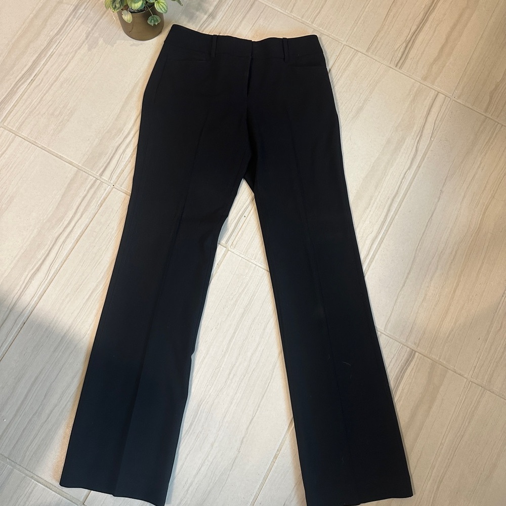 7th Avenue Modern Day Boot Cut - Black Dress Pants - LONG